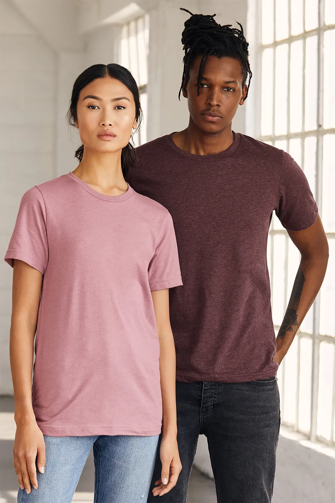 Bella+Canvas 3001CVC Heather CVC Tee